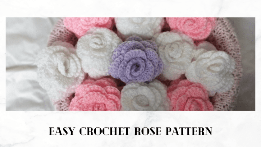Easy Crochet Rose Pattern